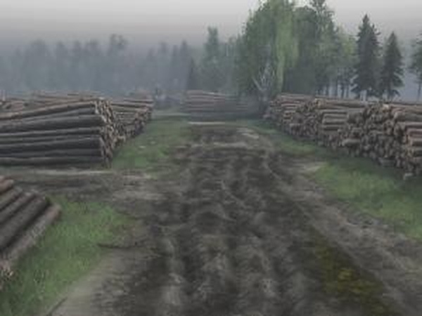 Карта «По ту сторону реки»версия 1 для SpinTires (v03.03.16)