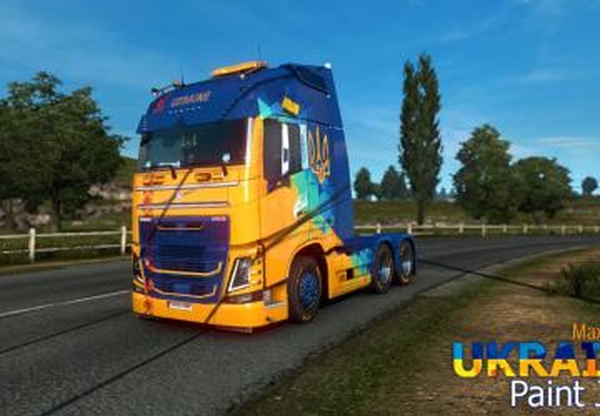Комбо скин Ukraine SCS Packверсия 2.0.1 для Euro Truck Simulator 2 (v1.39.x, 1.40.x)