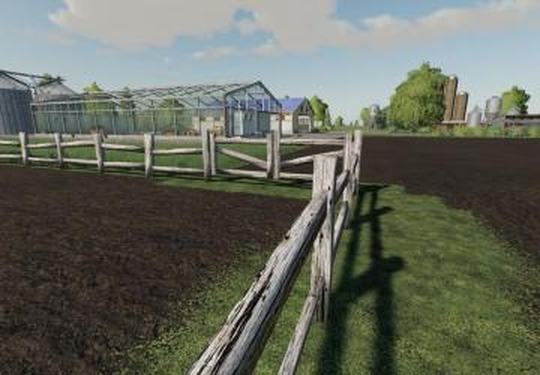 Old Fence With Gateверсия 1.0.0.1 для Farming Simulator 2019