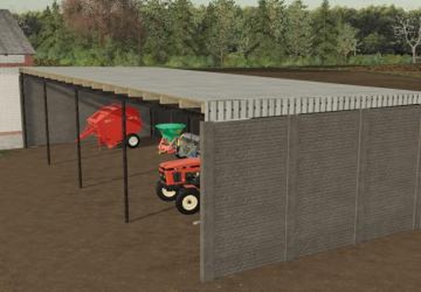 Concrete Shedверсия 1.0.0.0 для Farming Simulator 2019