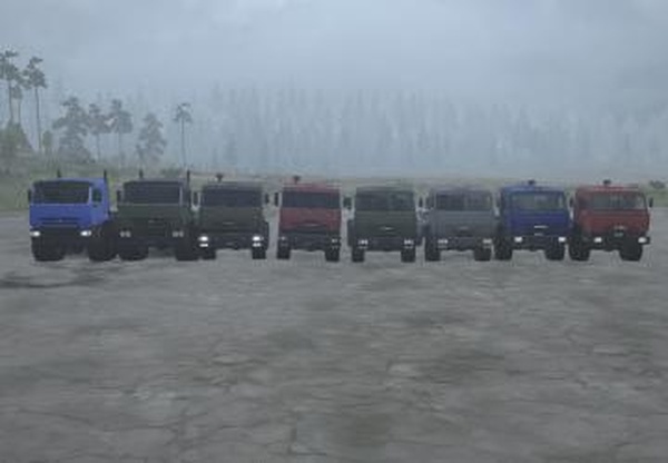 КамАЗ Пакверсия 18.02.19 для Spintires: MudRunner (v19.11.18)