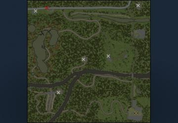 Карта «Болотистый лес»версия 1.0 для Spintires: MudRunner (v18.10.18)