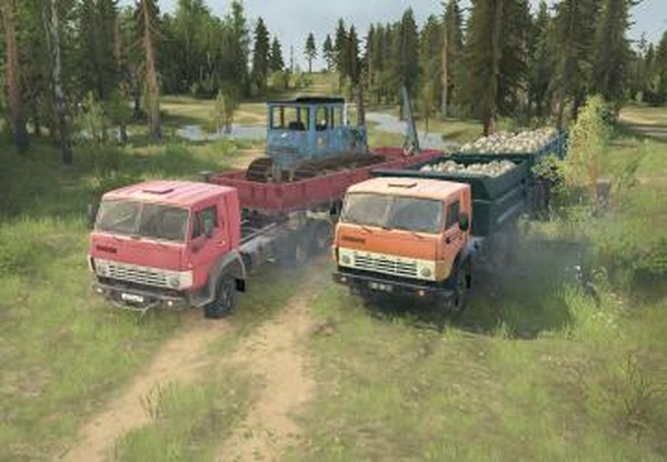 KamAZ 5410/5511 «Самосвал»версия 1.1 для Spintires: MudRunner (v18/05/21)