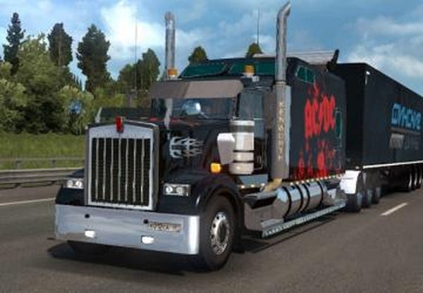 Kenworth W900 Longверсия 1.2 для Euro Truck Simulator 2 (v1.39.x, 1.40.x)