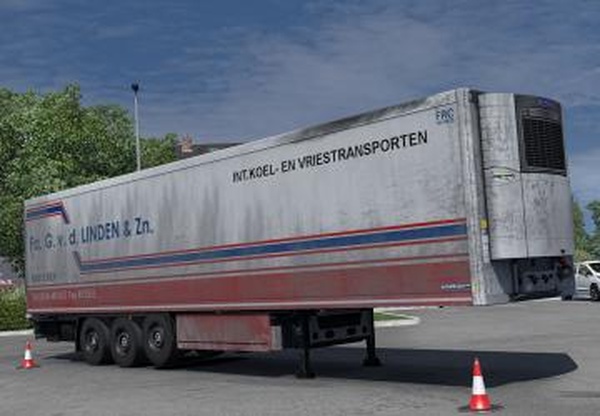 Грязный скин «Fa.G.v.d. Linden & Zn»версия 1.0 для Euro Truck Simulator 2 (v1.38.x, - 1.40.x)
