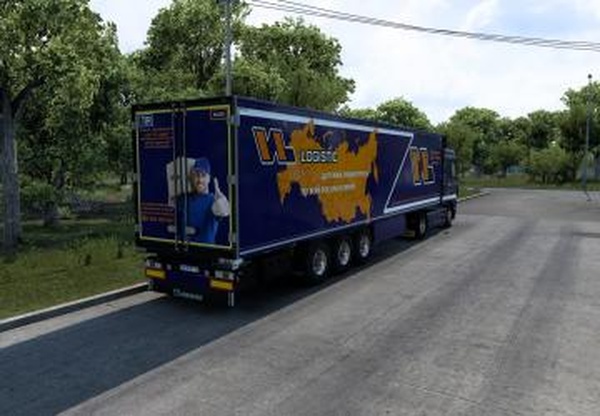 Скин транспортной компании VL Logisticверсия 1.0 для Euro Truck Simulator 2 (v1.40.x)