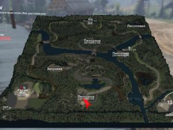 Карта «Долина проклятых (Valley of the damned)»v1 для SpinTires (v03.03.16)