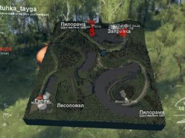 Карта «Матушка Тайга»версия 1.0 для SpinTires (v03.03.16)