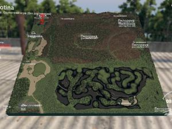 Карта «Болотина»версия 1.1 для SpinTires (v03.03.16)