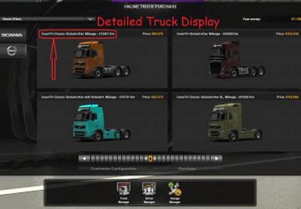 Б/У грузовики у дилеров и в заказах агенствv1.5.3 для Euro Truck Simulator 2 (v1.39.x, 1.40.x)