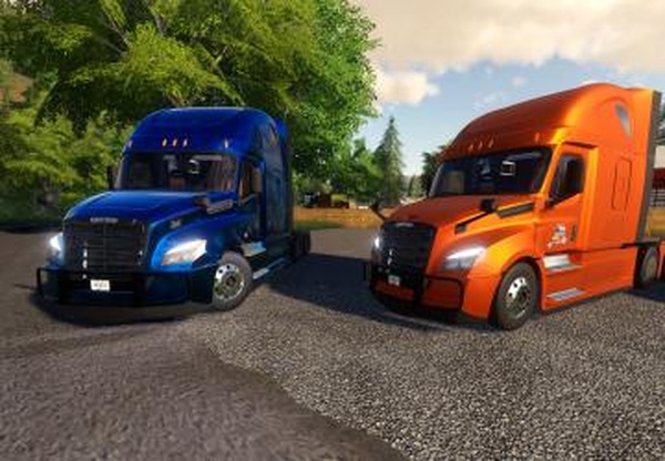 Freightliner Cascadia 126 2020версия 2.0.0.1 для Farming Simulator 2019 (v1.6.x)