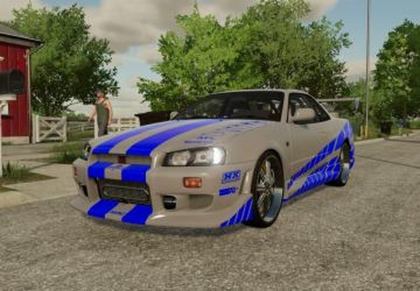 Nissan Skylineверсия 1.0.0.0 для Farming Simulator 2022