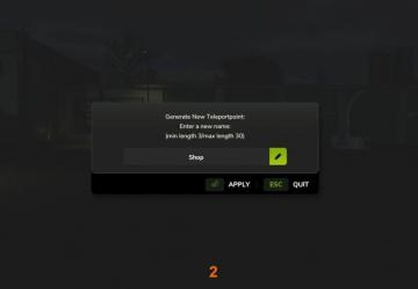 PlayerTeleport Displayверсия 1.0.0.0 для Farming Simulator 2025