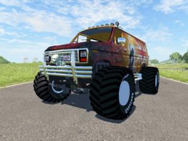 Ford E-250 Monsterверсия 23.01.17 для BeamNG.drive (v0.8)