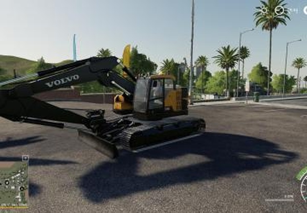 Volvo ECR335Eверсия 1.0 для Farming Simulator 2019