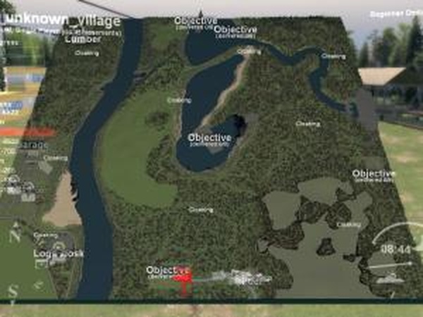 Карта «Незнакомый Посёлок»версия 1.0 для SpinTires (v03.03.16)