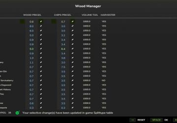 Wood Managerверсия 1.0.0.0 для Farming Simulator 2025