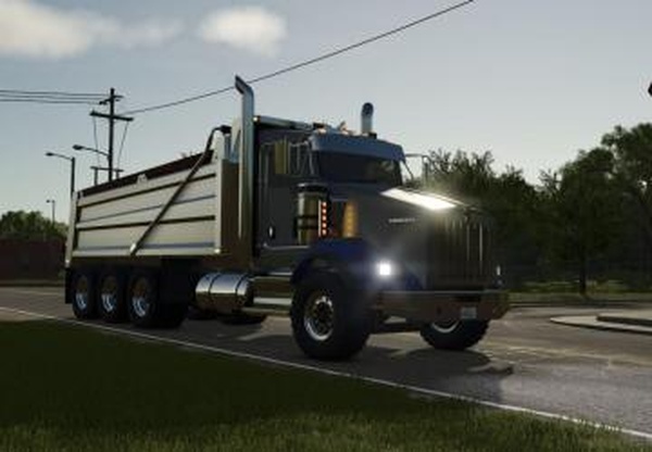 Kenworth T800 Dumperверсия 1.3.0.0 для Farming Simulator 2025