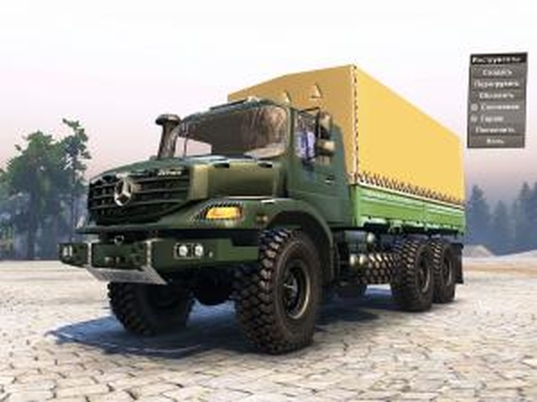 Mercedes-Benz Zetrosверсия 20.11.16 для SpinTires (v03.03.16)