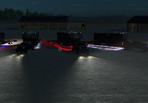 PJ 40ft flat deck camperверсия 1.0.1.0 для Farming Simulator 2025