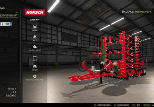 Horsch Joker 8RTверсия 1.6.0.0 для Farming Simulator 2025