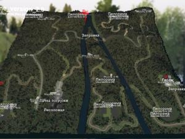 Карта «Hardline»версия 2 для SpinTires (v03.03.16)