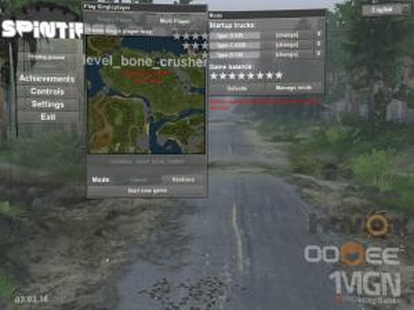 Карта «Bone Crusher»версия 1.0 для SpinTires (v03.03.16)