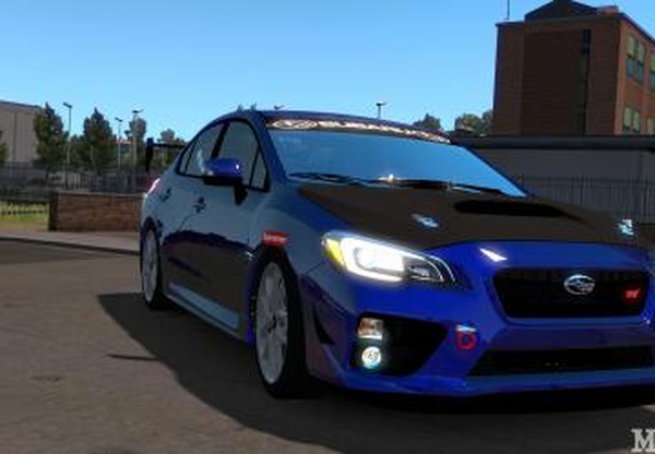 Subaru Impreza WRX STI 2017версия 3.8 для Euro Truck Simulator 2 (v1.57.x)