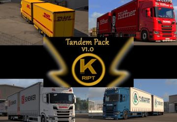 Tandem Skin Packверсия 1.0 для Euro Truck Simulator 2 (v1.39.x)