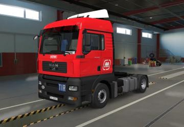 Скин Магнит для MAN TGA от MADsterверсия 1.0 для Euro Truck Simulator 2 (v1.37.x, - 1.43.x)