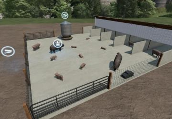 Small gestation barnверсия 1.0.0.0 для Farming Simulator 2022