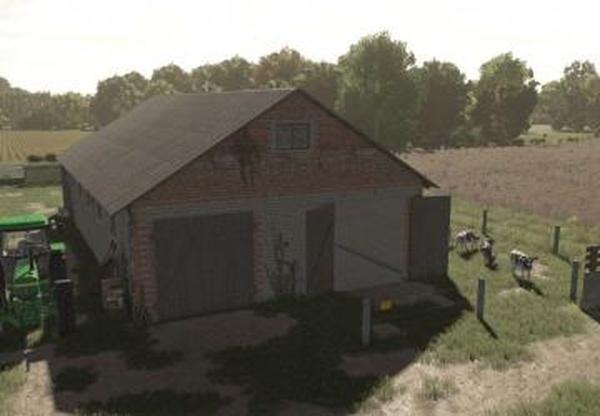 Polish Brick Cowshedверсия 1.0.0.0 для Farming Simulator 2025