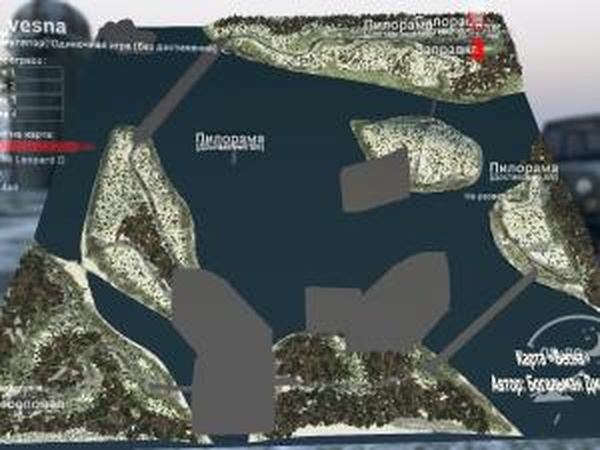 Карта «Весна»версия 1.0 для SpinTires (v03.03.16)