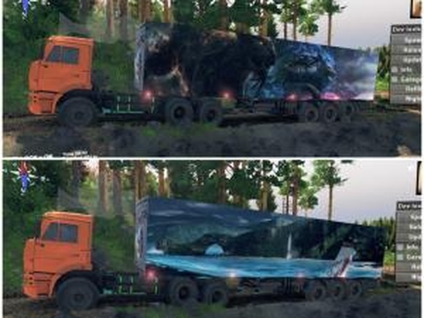 Текстуры полуприцеп-фургонаверсия 1 для SpinTires (v03.03.16)