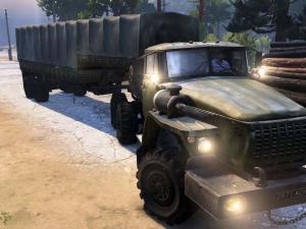 Урал 10х10 «Автопоезд»версия 1.0 для SpinTires (v03.03.16)