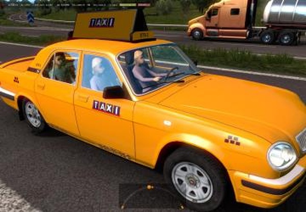 Волга Газ 3110 Таксиверсия 1.0 для Euro Truck Simulator 2 (v1.35.x, - 1.39.x)