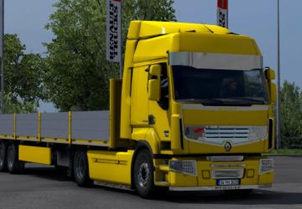 Renault Premium Chrome Tuningверсия 1.0 для Euro Truck Simulator 2 (v1.38.x, 1.39.x)