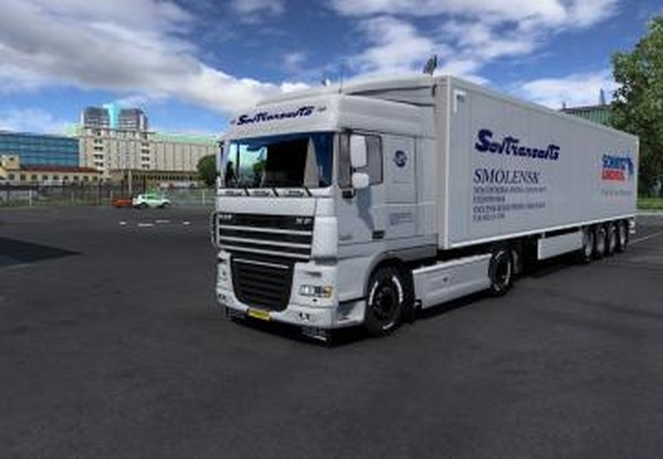 Combo skin SovTransAvto Smolenskверсия 1.0 для Euro Truck Simulator 2 (v1.38.x, 1.39.x)
