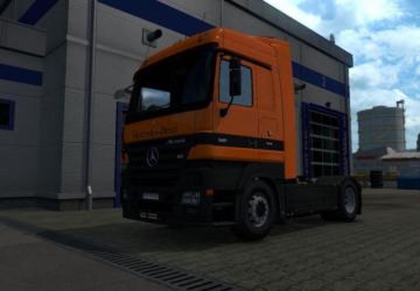Mercedes Actros MP2версия 4.0 для Euro Truck Simulator 2 (v1.38.x, 1.39.x)