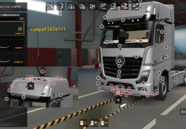 Пак слотов для Mercedes MP5версия 1.0 для Euro Truck Simulator 2 (v1.37.x, - 1.39.x)