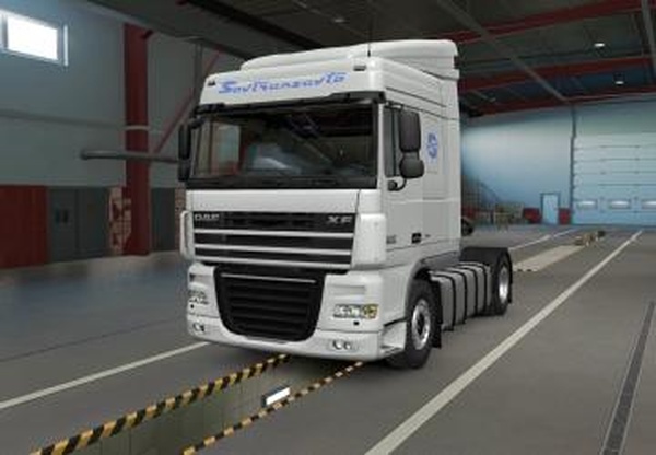 Реальный скин «Совтрансавто» для DAF 105 XF.v1.0 для Euro Truck Simulator 2 (v1.38.x, 1.39.x)