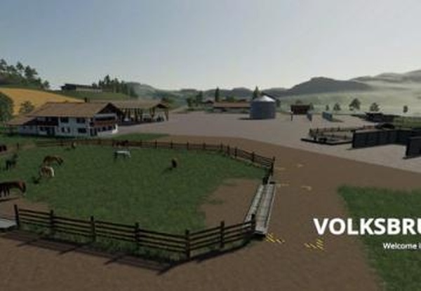 Карта «Volksbrunn»версия 3.0 для Farming Simulator 2019 (v1.6.x)