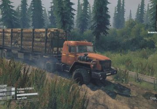 Урал-44202версия 1.1 для Spintires: MudRunner (v18/05/21)