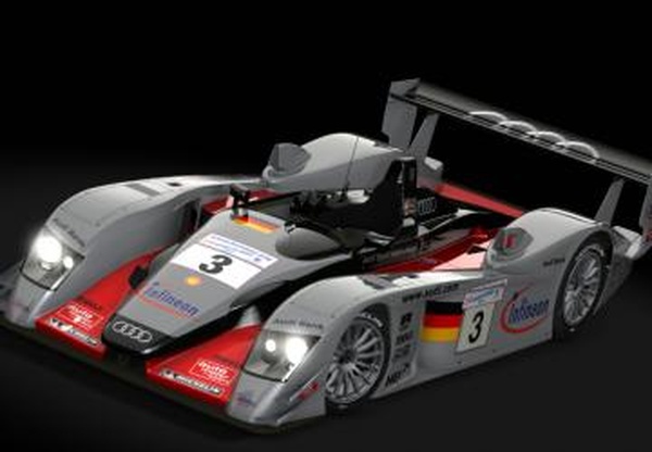 Audi R8 LMP1 ’02 front diveplaneверсия 1.0 для Assetto Corsa