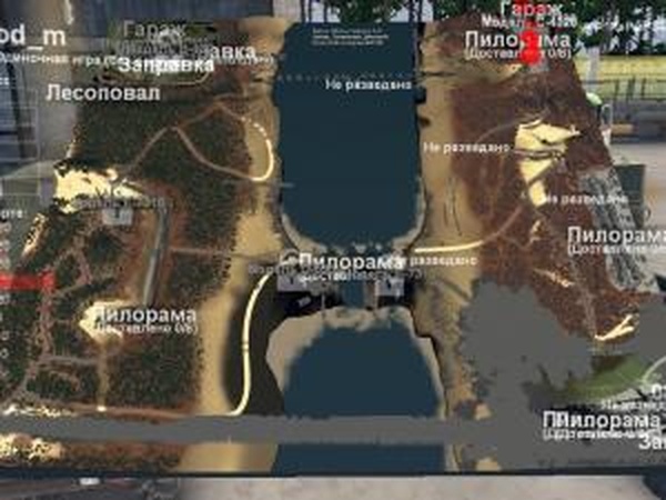 Карта «Брод»версия 2.0 (мультиплеер) для SpinTires (v03.03.16)