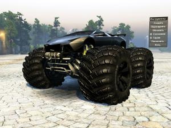 Bugatti Veyron SS & Lamborghini Reventon Roadsterv03.11.16 для SpinTires (v03.03.16)