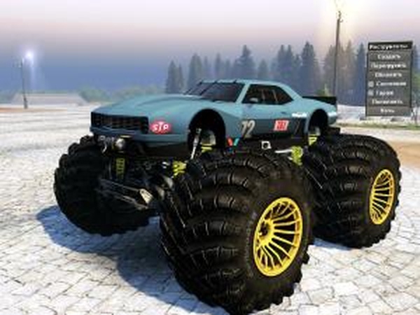 Chevrolet Camaro RS & Shelby Mustang GT500 TAv03.11.16 для SpinTires (v03.03.16)