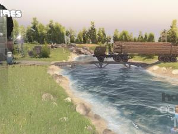 Меню игры «Мост»версия 1.0 для SpinTires (v03.03.16)