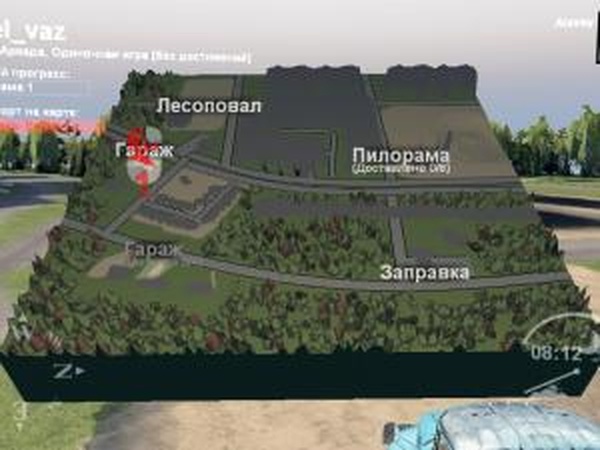 Карта «Город»версия 1.0 для SpinTires (v03.03.16)