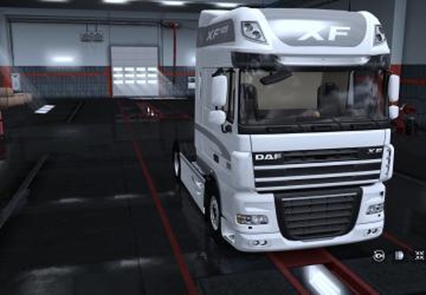 Exterior view reworked for DAF XF 105версия 1.2 для Euro Truck Simulator 2 (v1.39.x)